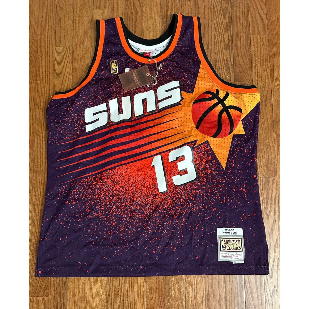 Phoenix Suns Mitchell & Ness Hardwood Classics‎ Steve Nash Jersey Men's 2XL NWT